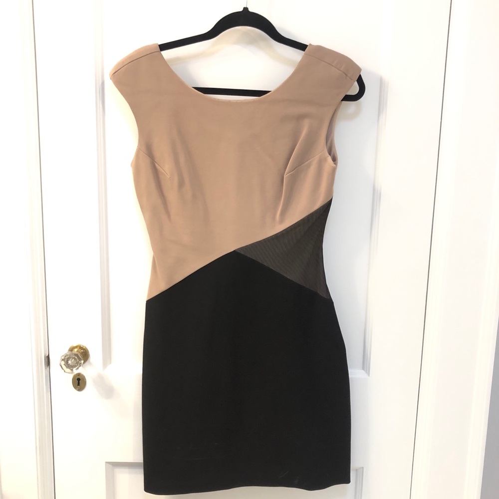 Colorblocked Sheath Dress - Size M